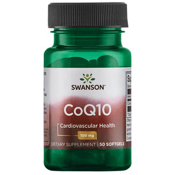 CoQ10 100 mg 50 Softgels Swanson - Tongkatbutiken.se