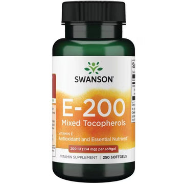 Vitamin E Mixed Tocopherols, 400 IU - 100 softgels Swanson - Tongkatbutiken.se