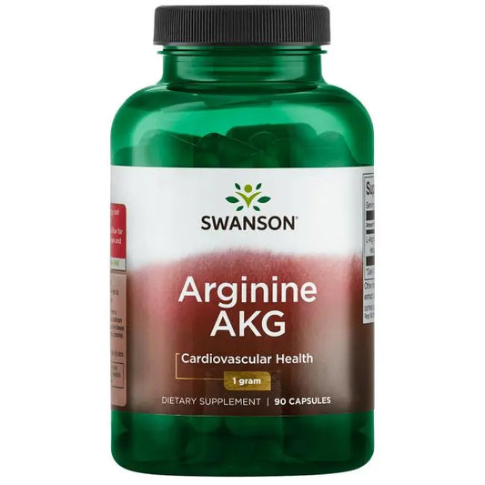Arginine AKG 1,000 mg 90 Caps Swanson - Tongkatbutiken.se