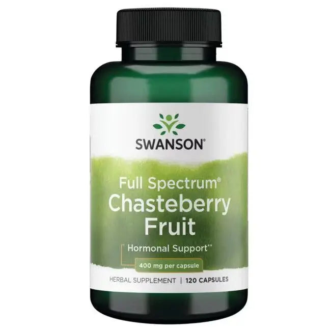 Chasteberry, Kyskhetsört 120 kapslar Swanson - Tongkatbutiken.se
