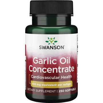 Garlic Oil Koncentrat 250 Softgels Swanson - Tongkatbutiken.se
