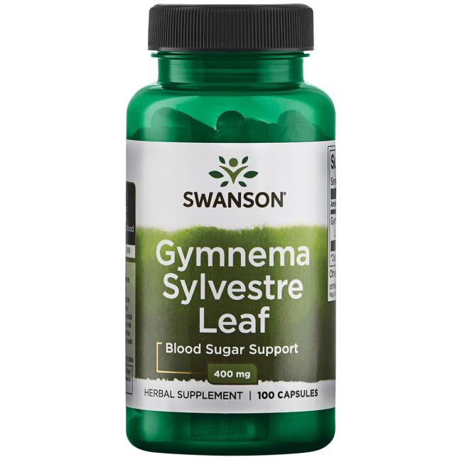 Gymnema Sylvestre Leaf, 400mg - 100 caps Swanson - Tongkatbutiken.se