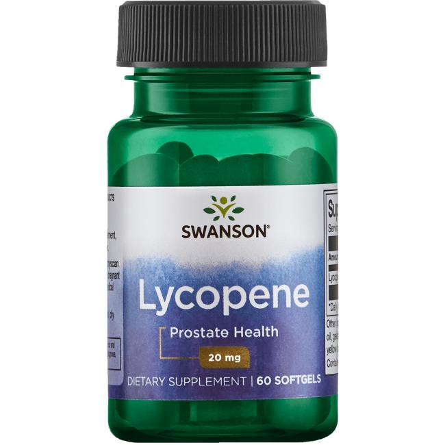 Lycopene 20 mg 60 Soft Gels Swanson - Tongkatbutiken.se