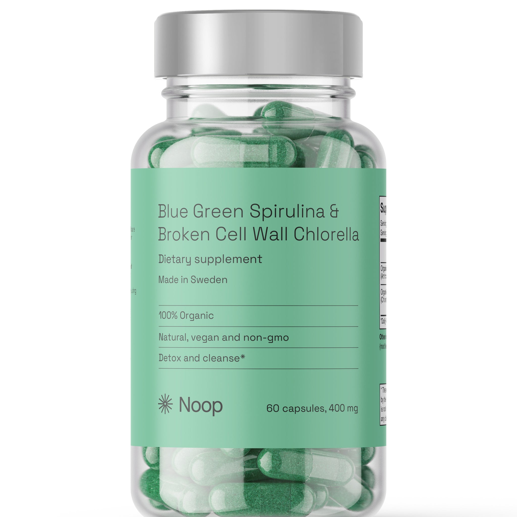 Spirulina & Chlorella, Sjöalger Noop - Tongkatbutiken.se