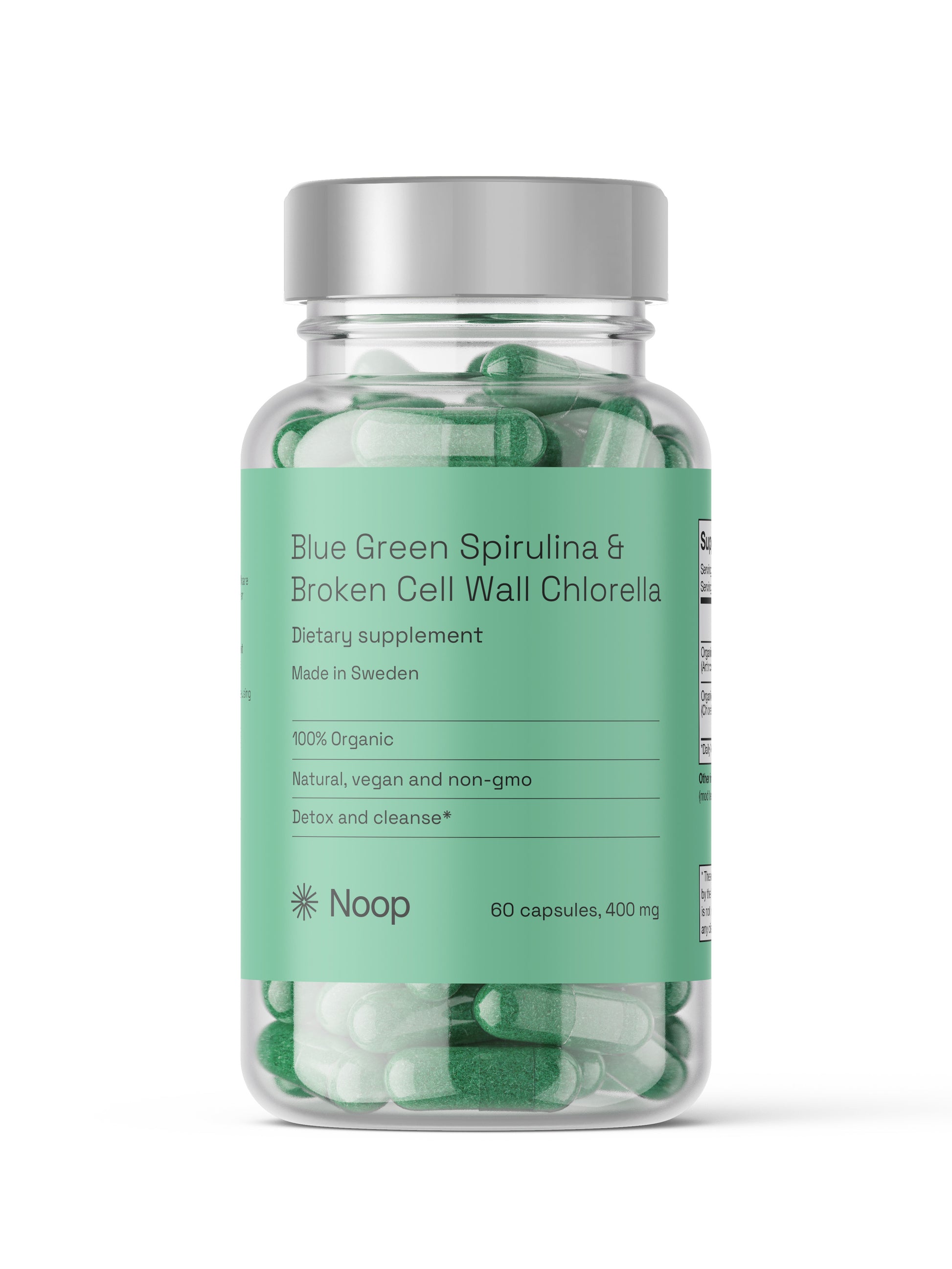 Spirulina & Chlorella, Sjöalger Noop - Tongkatbutiken.se