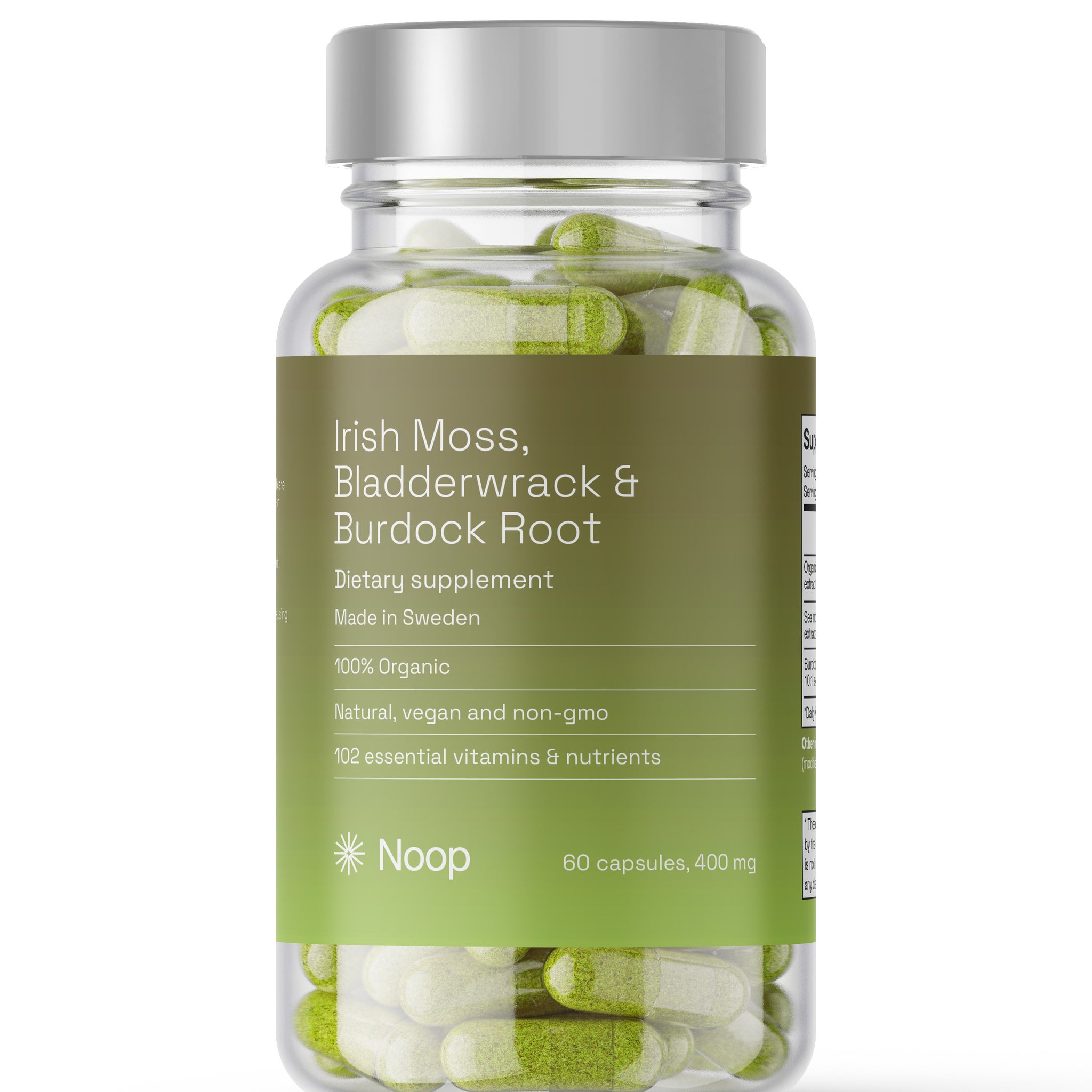 Irish moss, Bladderwrack & Burdock Root Noop - Tongkatbutiken.se