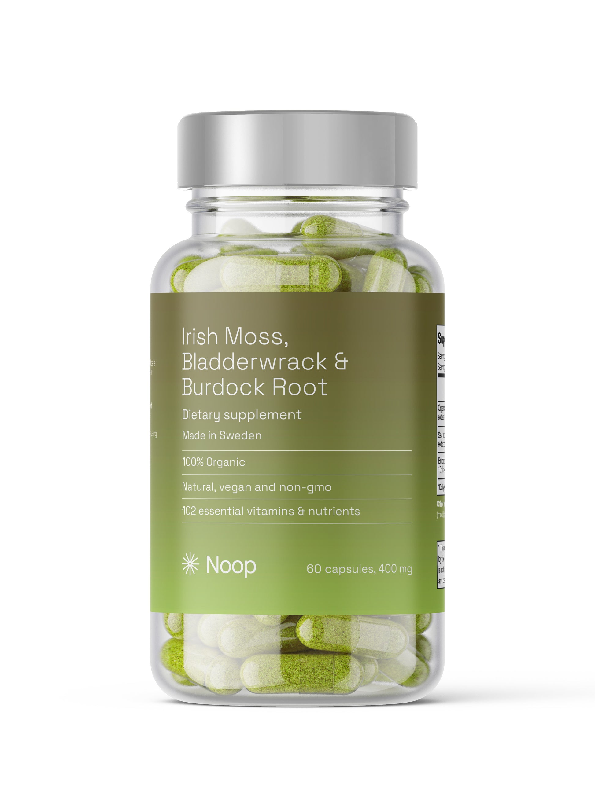 Irish moss, Bladderwrack & Burdock Root Noop - Tongkatbutiken.se