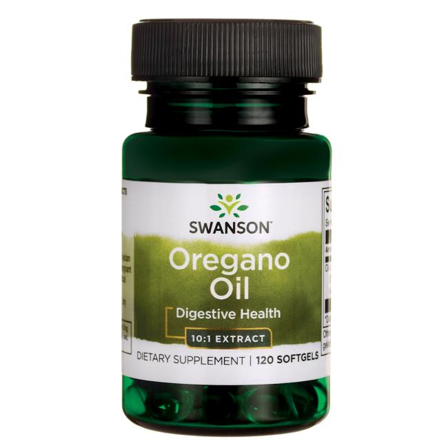 Oregano Oil 10:1 Extract, 150mg - 120 softgels Swanson - Tongkatbutiken.se
