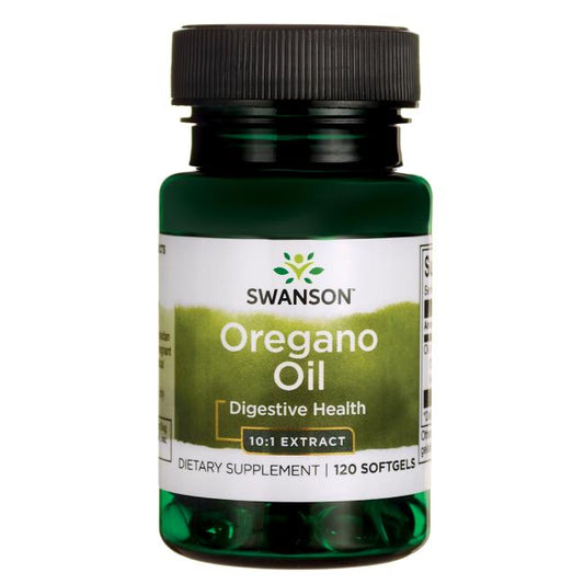 Oregano Oil 10:1 Extract, 150mg - 120 softgels Swanson - Tongkatbutiken.se