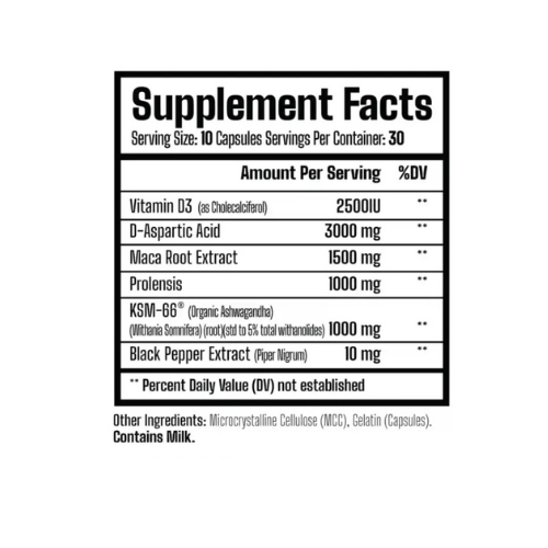 King Test, Natuurlijke Testo Booster MuscleRage