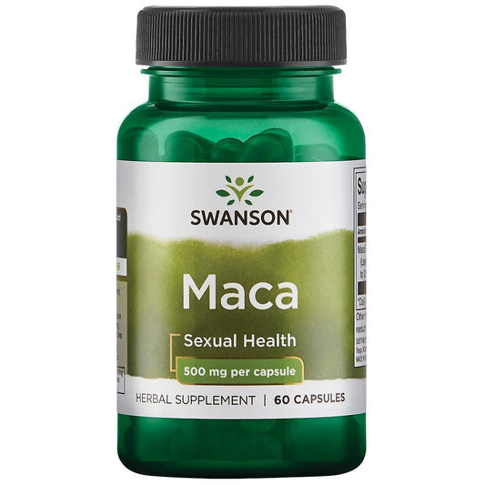 Maca Swanson 500 mg 60 Capsules - Tongkatbutiken.se