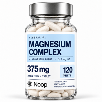 Noop Magnesium Komplex 375 mg – 120 kapslar