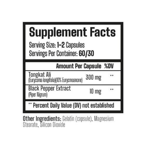 Tongkat Ali Muscle Rage 60 capsules