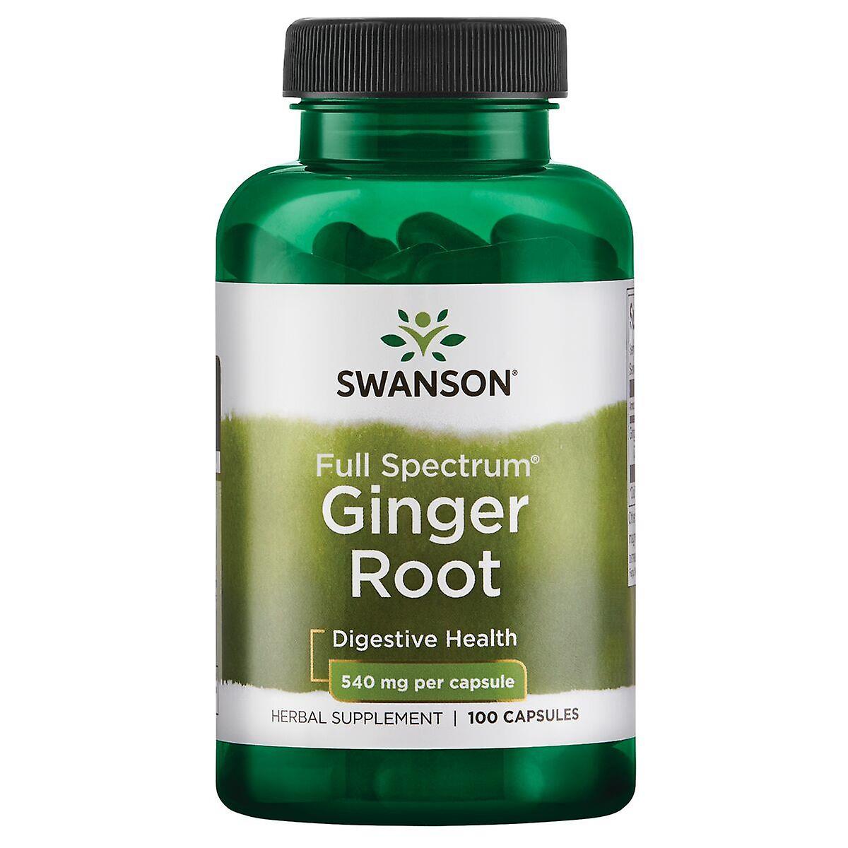 GINGER ROOT 540 MG 100 CAPS SWANSON - Tongkatbutiken.se