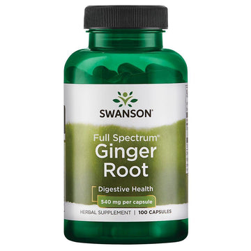 GINGER ROOT 540 MG 100 CAPS SWANSON - Tongkatbutiken.se