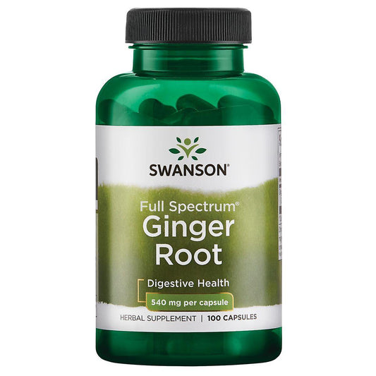 GINGER ROOT 540 MG 100 CAPS SWANSON - Tongkatbutiken.se