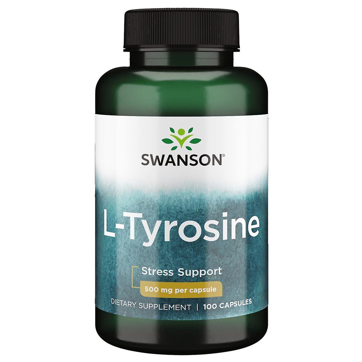 L-TYROSINE 500MG 100 CAPS SWANSON - Tongkatbutiken.se