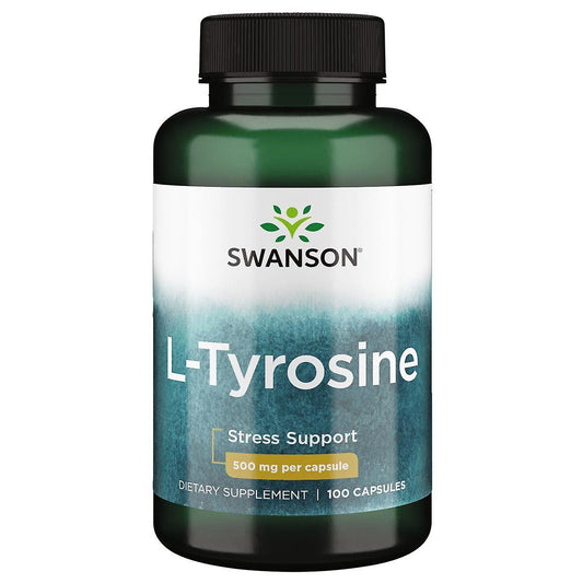 L-TYROSINE 500MG 100 CAPS SWANSON - Tongkatbutiken.se