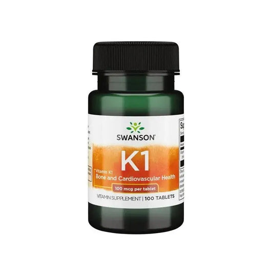 VITAMIN K-1 100MCG 100 TABLETS SWANSON - Tongkatbutiken.se
