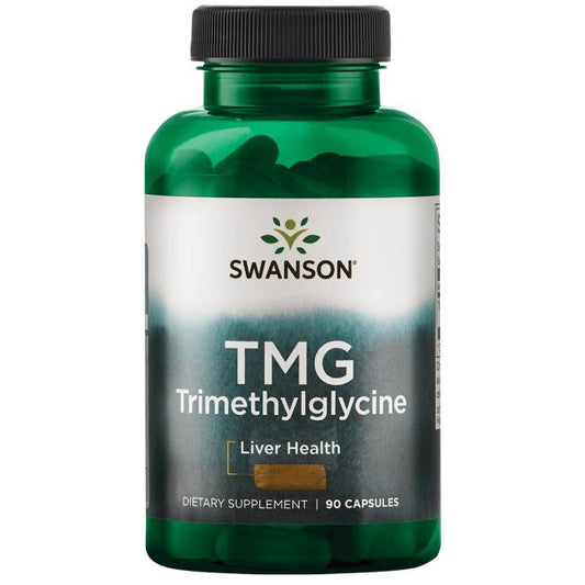 TMG (Trimethylglycine), 500mg - 90 caps Swanson - Tongkatbutiken.se